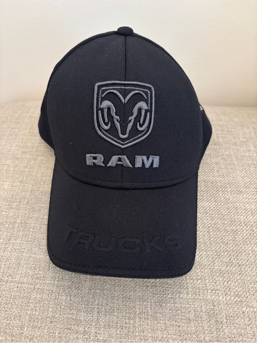 Dodge Ram Trucks Embroidered Hat/Cap Fitted Adult Medium/Large Black